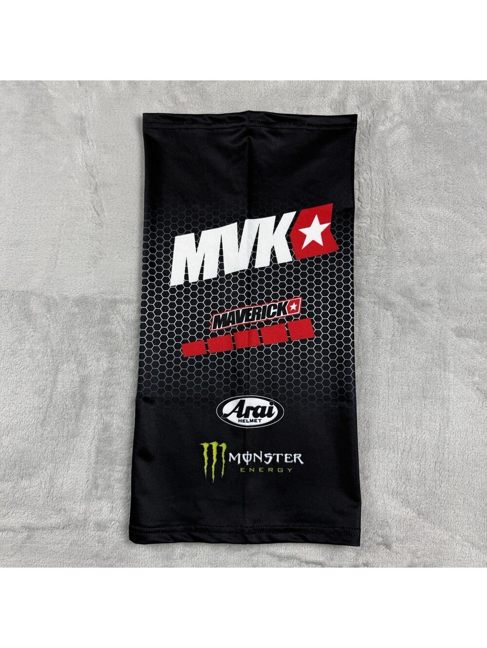MVK Maverick Monster Energy Arai Motorcycle Neck Gaiter Face Cover Tube Scarf